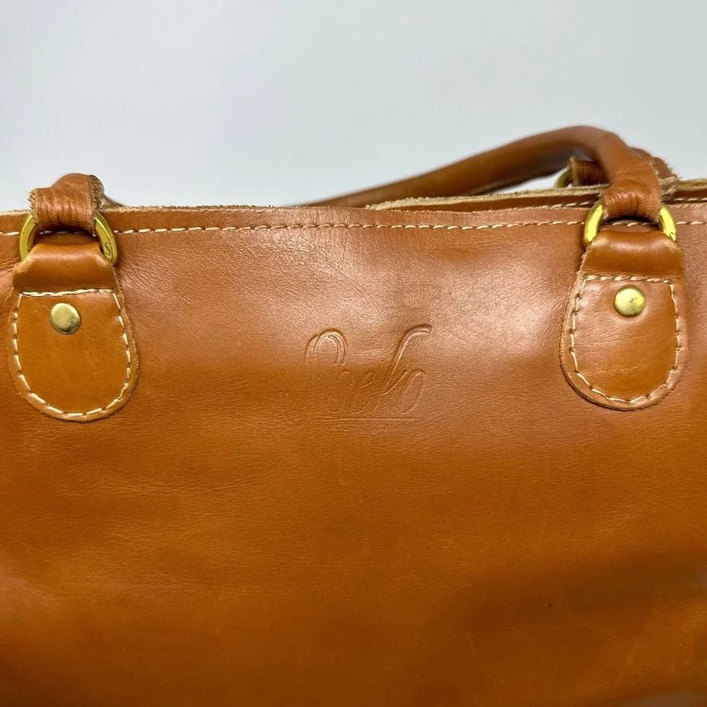 Sseko Convertible Leather Backpack Tote Bag Brown